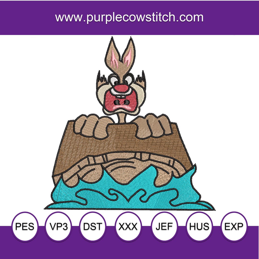 Brer Rabbit Machine Embroidery Design, Splash Mountain Inspired (5 ...