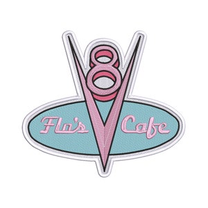 Carsland Flo&#39;s V-8 Cafe Machine Embroidery Design