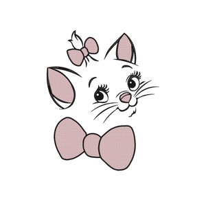 Baby Marie from Aristocats Inspired Machine Embroidery design.  5 sizes