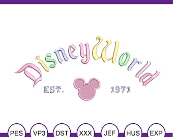 Most Magical Place on Earth. Magical Park Machine Embroidery Design