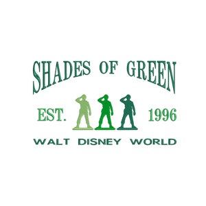 Shades of Green Resort Embroidery Design. Established 1996