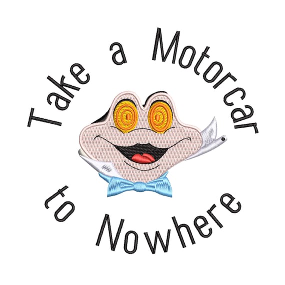 Mr. Toad's Wild Ride. Machine Embroidery Design. - Etsy