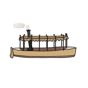 Jungle Cruise Machine Embroidery Design.