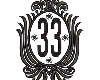 33club♡ Club 33 Machine Embroidery Design - Etsy