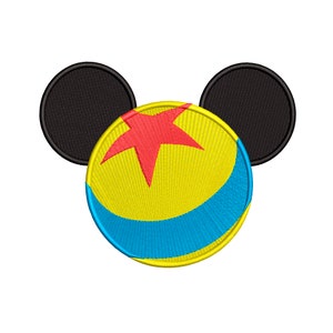 Pixar inspirierte Stickdatei. Der berühmte Pixar Ball