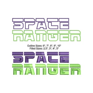 Buzz Lightyear Space Ranger Machine Embroidery. Toy Story inspired Design.
