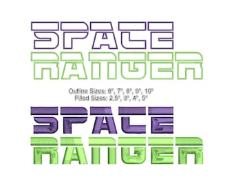 Bordado de máquina Buzz Lightyear Space Ranger. Diseño inspirado en Toy Story.