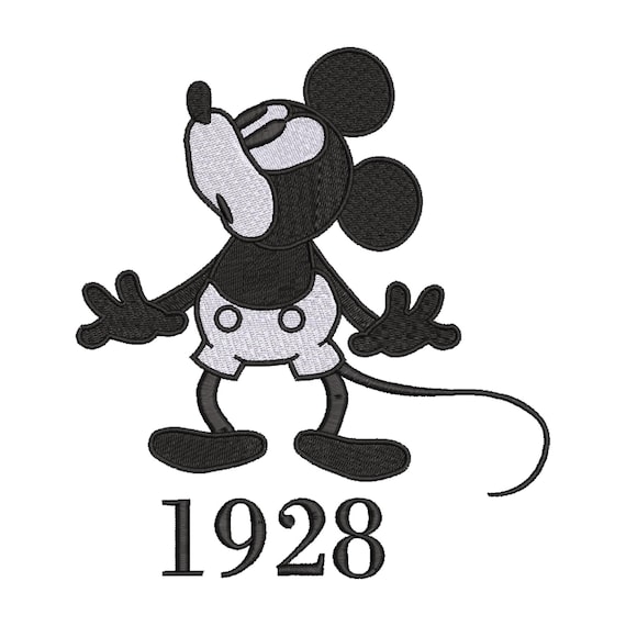 Vintage Mickey Mouse Machine Embroidery Design. 1928 - Etsy