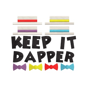 Main Street USA Dapper Dans Machine Embroidery Design