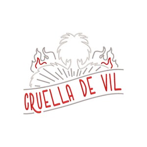 Cruella de Ville Villain 101 Dalmatians Machine Embroidery Design.