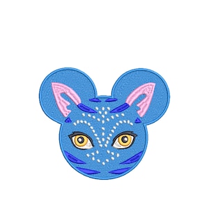 Animal Kingdom Pandora Avatar inspired Machine Embroidery Design.