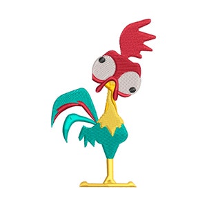 Princess Moana&#39;s friend Hei Hei Inspired Machine Embroidery Design