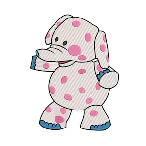 Elephant from Rudolph the Red Nosed Reindeer Christmas Show Machine Embroidery Files.