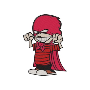 Calvin & Hobbs Comic Inspired Machine Embroidery Design.   4 sizes