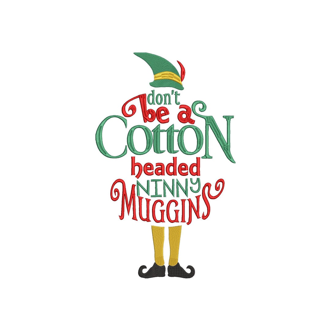 Buddy the Elf. Cotton Headed Ninny Muggins Elf Christmas Movie Inspired