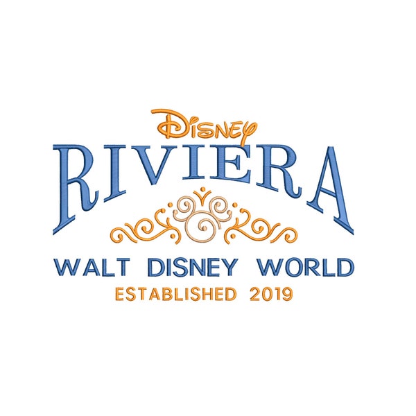 DVC Riviera Resort Embroidery Design. Established 2019. Vacation Club