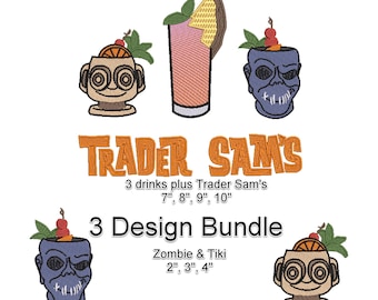 BUNDLE Trader Sam's Machine Embroidery