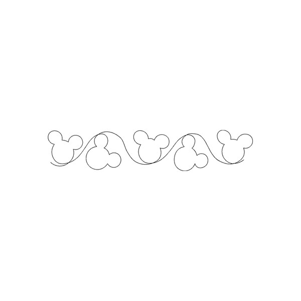 Mickey Mouse Border - Etsy