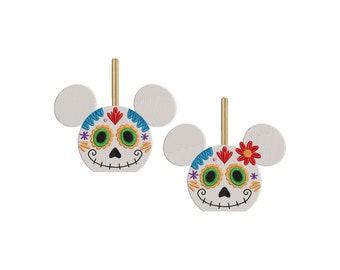 BUNDLE - Coco inspired Machine Embroidery Design. 7 sizes Candy Apple Mickey and Minnie
