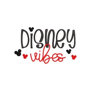 Happiest Place on Earth Vibes Machine embroidery design.