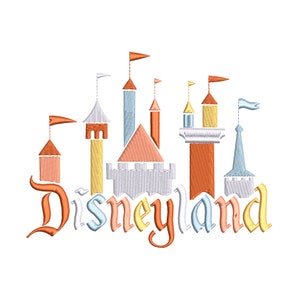 Happiest Place on Earth. Magical Park Machine Embroidery Design