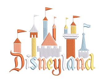 Happiest Place on Earth. Magical Park Machine Embroidery Design