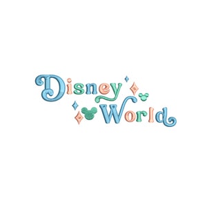 Most Magical Place on Earth Park Inspired Machine Embroidery Design.