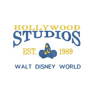 Hollywood Studios Maschinenstickerei Design. Gegründet 1989