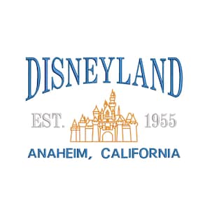 Happiest Place on Earth. Magical Park Machine Embroidery Design