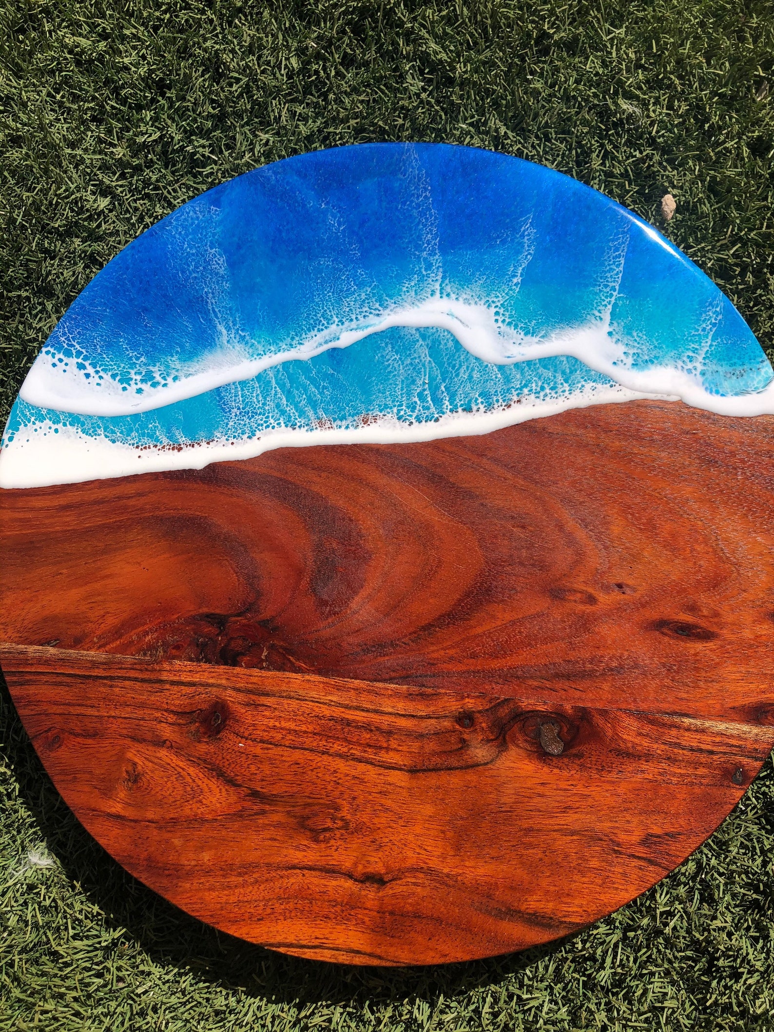 Ocean Resin Cheese Board Etsy