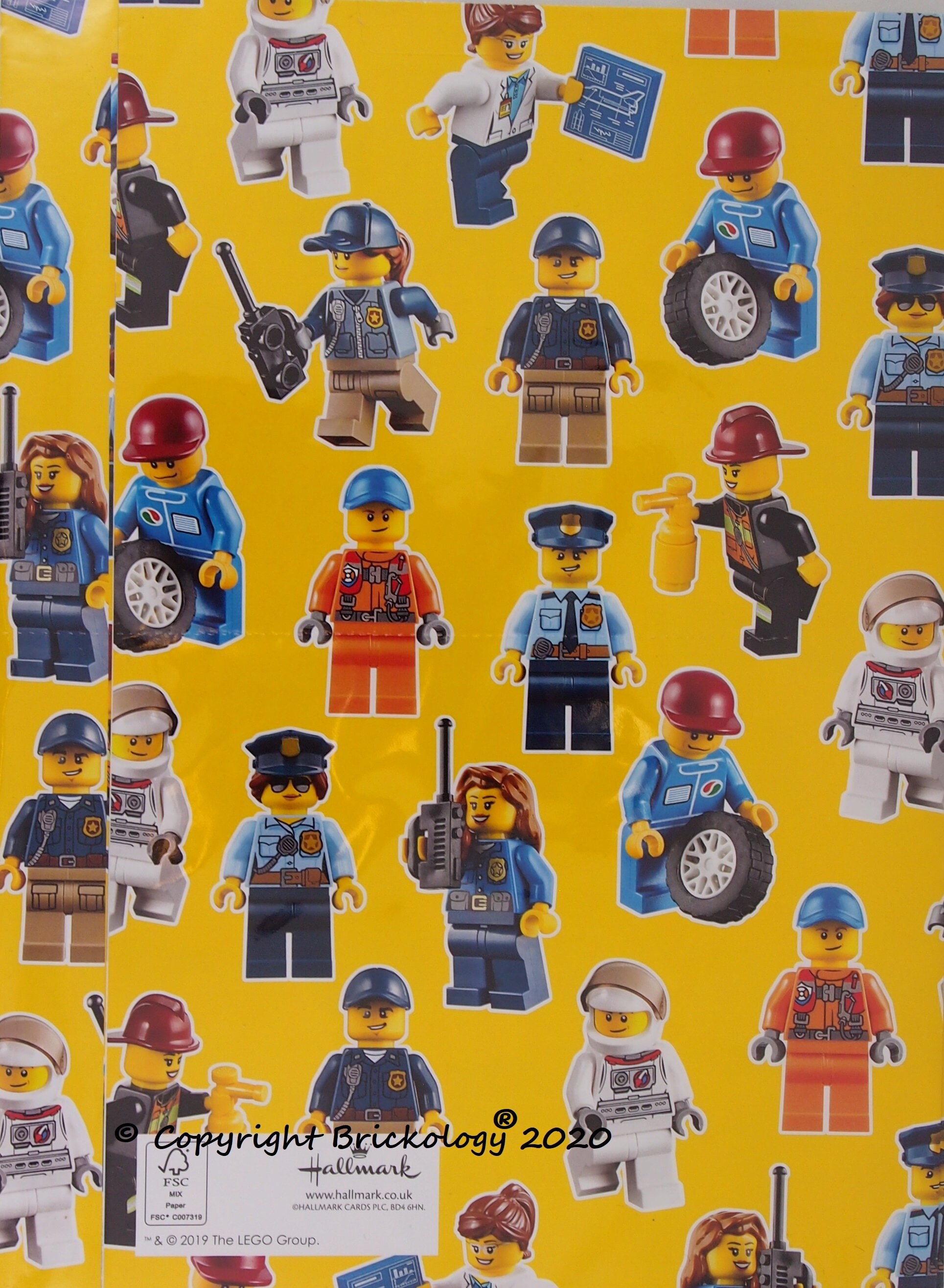 Lego® Gift Wrapping Paper Set Twin Pack 2 Designs Brick And Etsy