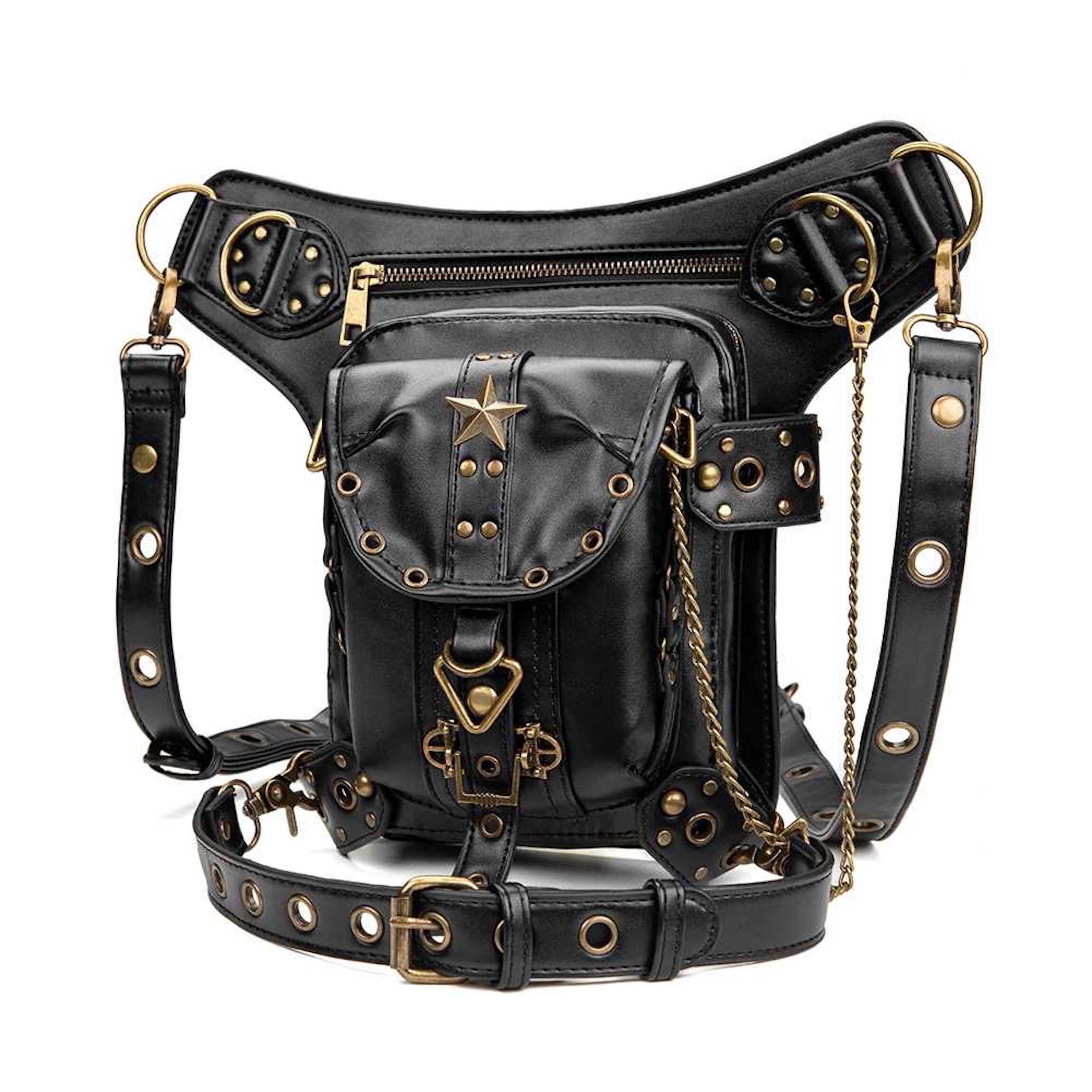 Steampunk Women's Bag Single Shoulder Messenger Bag Etsy