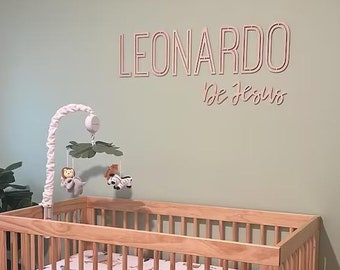 カスタム木製ベビーネームサイン | 文字ウォールアート | 子供部屋アート | 保育園用ウォールアート | ベビーネームサイン | 子供部屋の装飾 | 木製サイン | ボヘミアン