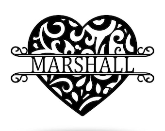 Personalized Wedding Gift Last Name Established Sign Family Name Sign Metal Sign Custom Metal Sign Anniversary Couple Gift Personalized Sign