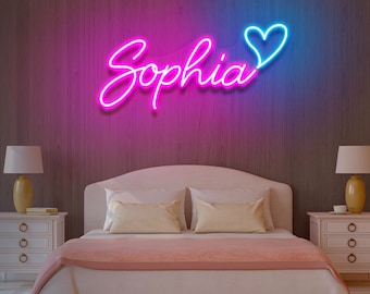 Neon Sign teenage Girl gifts, child gift christmas, room decor for teens, custom name sign for wall, Gift for teenage girl, kids gift girl