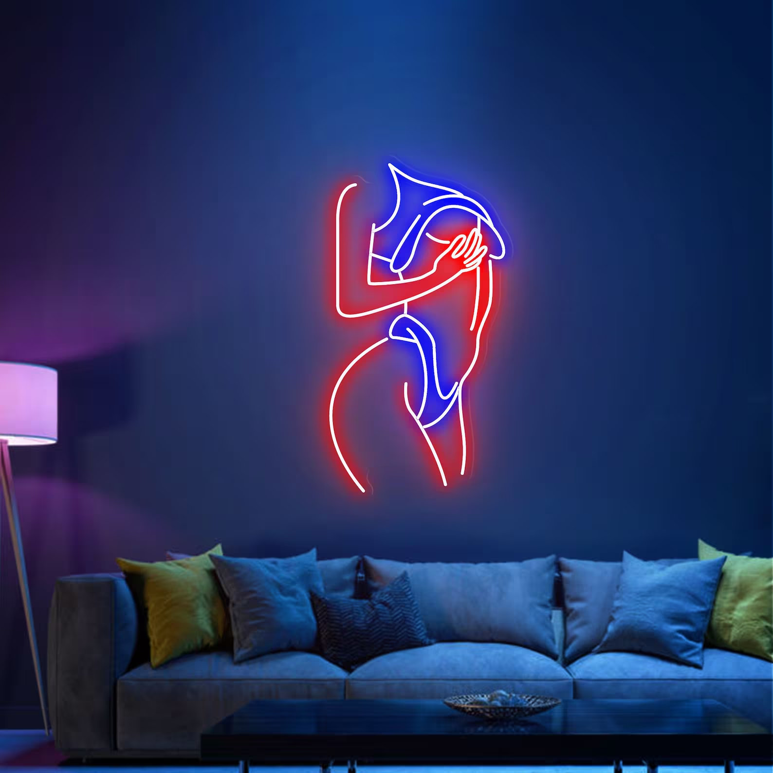 Sexy Lady Neon Sign | Custom Neon Lights | Body Led Neon Light
