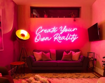 Letrero de neón personalizado / Letrero de neón / Letrero de neón estético / Letreros de neón de boda / Letreros de nombre de neón / Luces de neón LED / Decoración de pared / Decoración del hogar