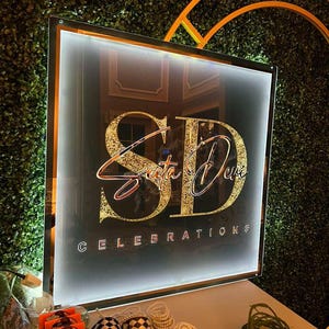 Acrylic Business Logo Sign, Custom Salon Wall Decor, Business Door Sign, LED Business Logo Sign, 3D Business Sign, Salon Neon Sign Custom