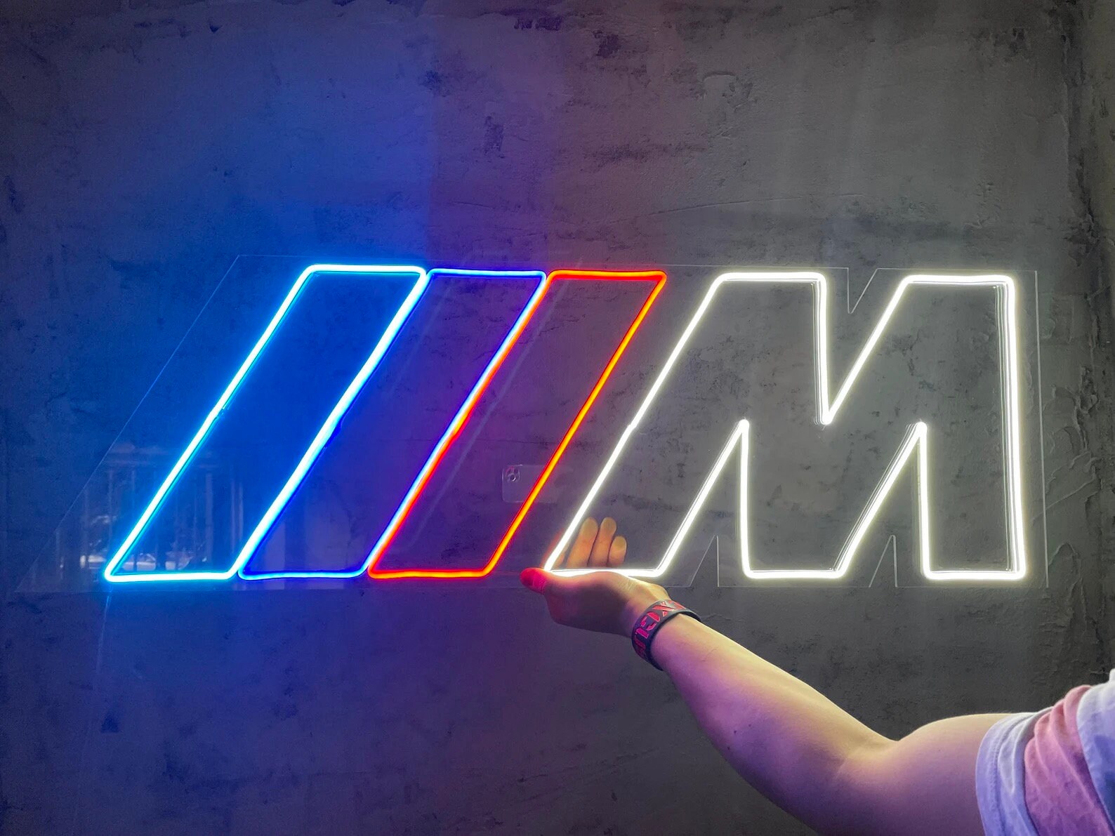 Bmw M Logo Car Neon Sign Car Logo Custom LED Light Game room Bedroom Bar  Decor 