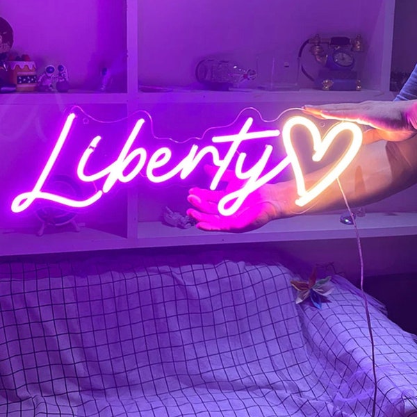 Neon Sign teenage Girl gifts, child gift christmas, room decor for teens, custom name sign for wall, Gift for teenage girl, kids gift girl