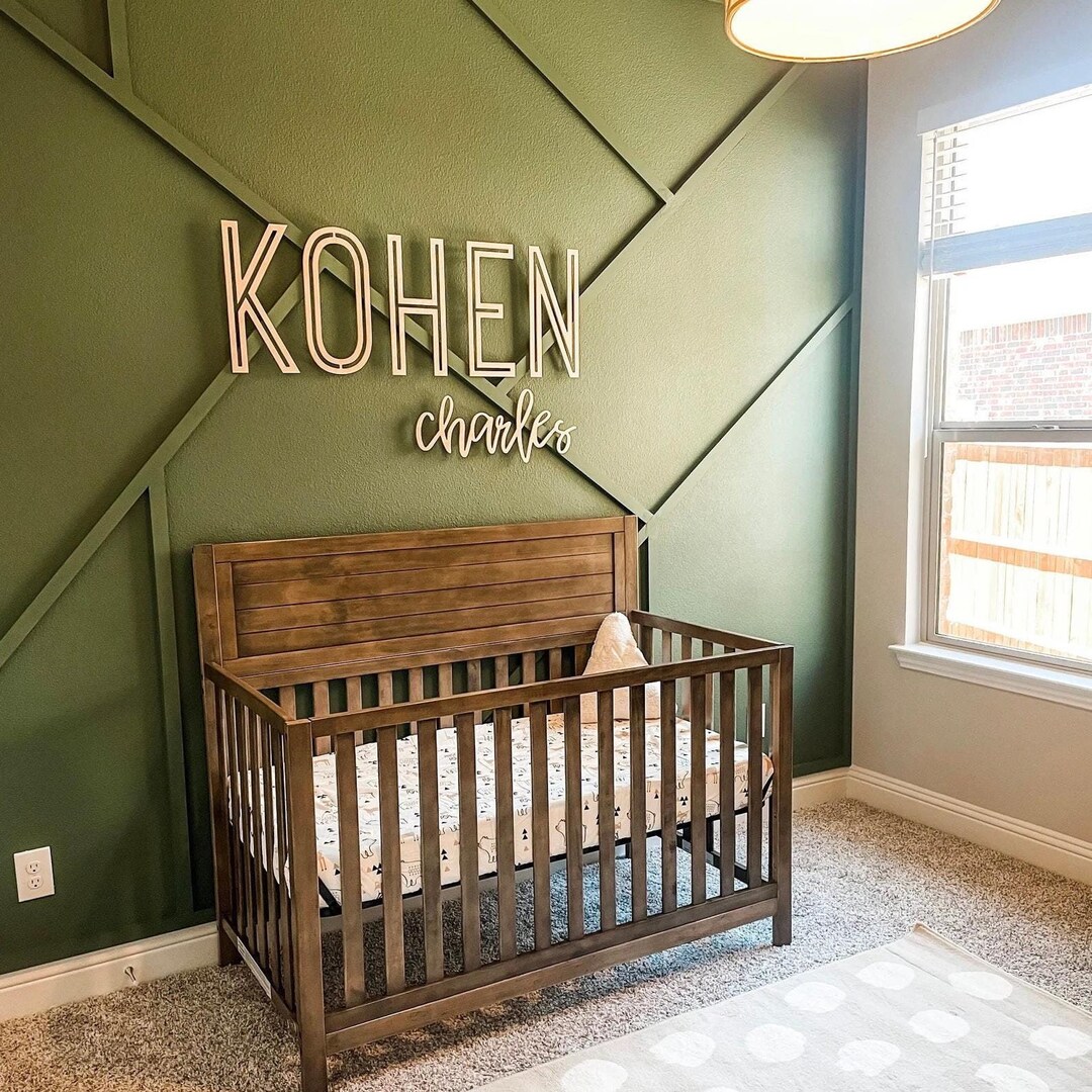 Custom Wood Baby Name Sign | Letter Wall Art | Kids Room Art | Wall Art ...