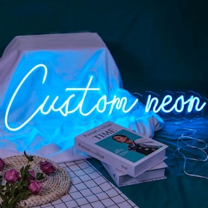 Custom Neon Sign | Neon Sign | LED Neon Light | Room Decor Aesthetic | Personalized Gifts | Wall Decor | Home Decor | Handmade Neon Sign