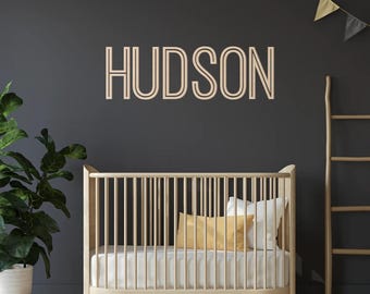 Placa de nome de madeira Placa de nome personalizada Decoração de berçário personalizada Placa de parede com nome para berçário Placa de nome personalizada Letras de madeira para berçário de bebê