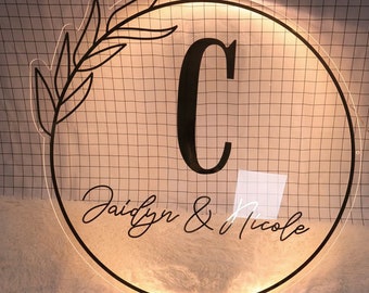 Acrylic Business Logo Sign, Custom Salon Wall Decor, Backlit Salon Sign, LED Business Logo Sign, Office Neon Sign Custom, Beauty Clinic shop