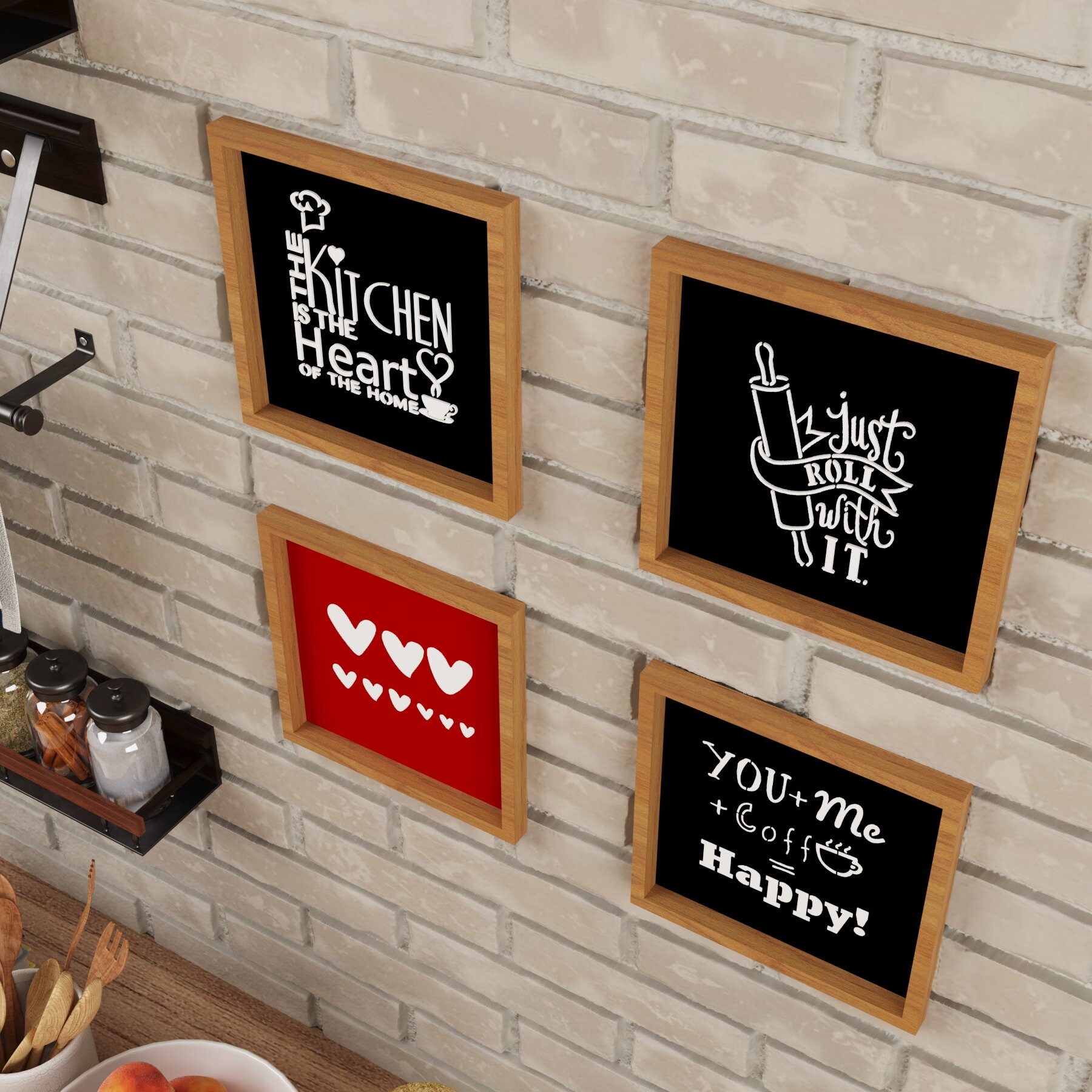 Decoración de pared para cocina diseño de cocina hecho a | Etsy