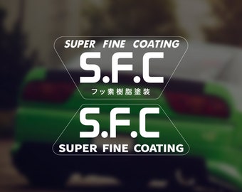 180SX / SILVIA / NISSAN Super Fine Coating JDM Sticker