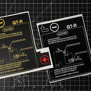 R33 R34 Fuse Box Label (OEM & translated)