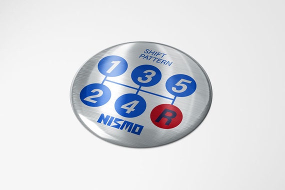 カーミング　シグナル 5 & 6 Speed NISMO Style Shift Knob Sticker Emblem - Etsy