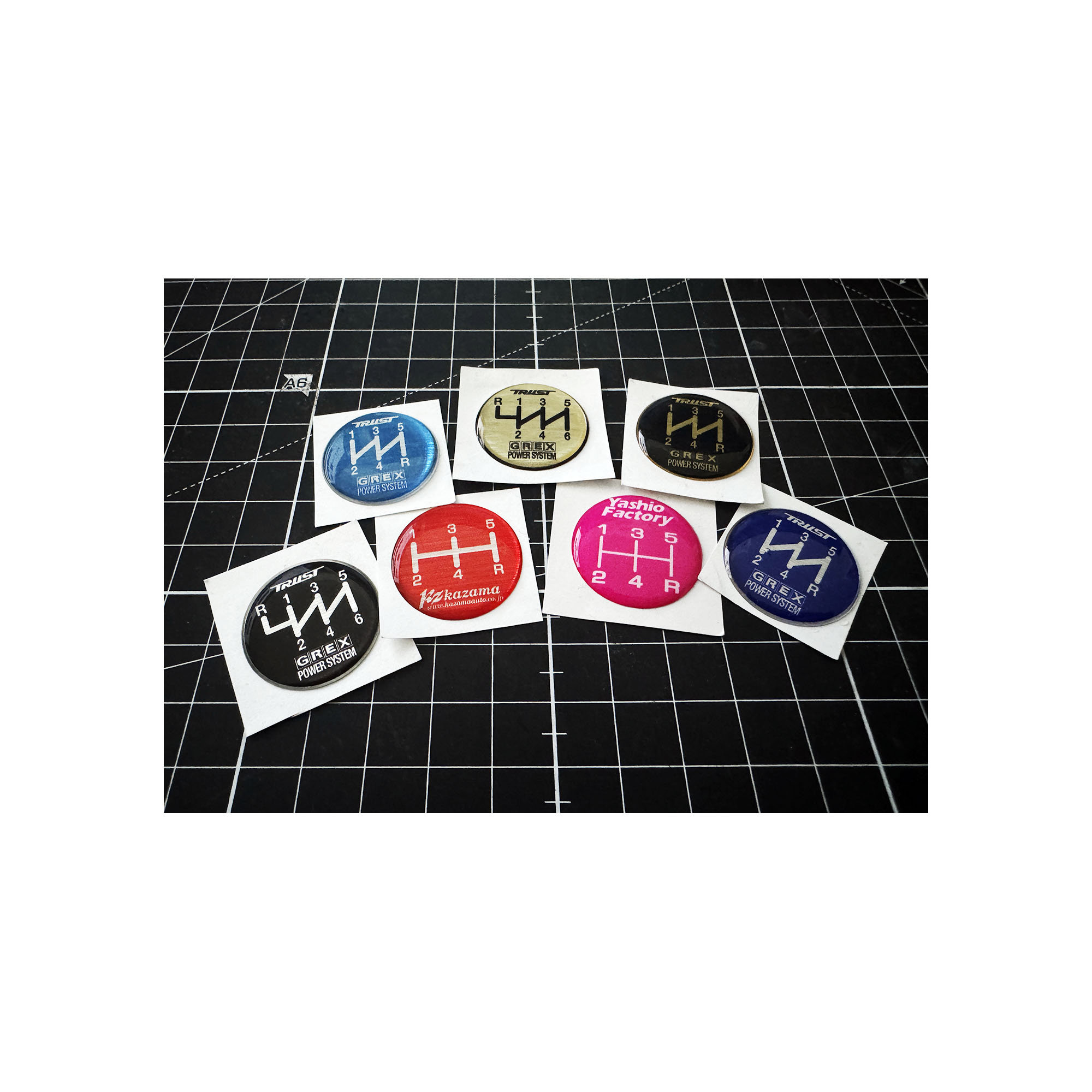 6 Speed Shift Knob Sticker Emblems - Etsy 6 Speed Shift Knob Sticker Emblems - Etsy