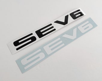 S12 SE-V6 1987+ Rear Sticker